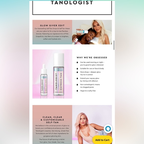 Tanologist Glow Giver Set in Medium - Picture 6 of 7